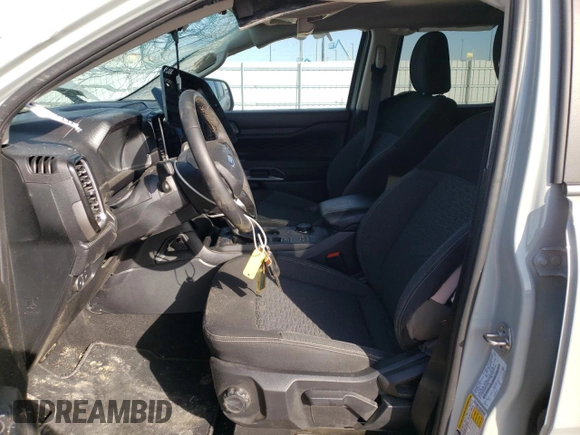 2024 Ford Ranger XLT with VIN 1FTER4HHXRLE47525, listed as a Copart auction lot 49102215 with 6,682 mi miles and Salvage Title. Bid and sale history available at DreamBid. Image 7.