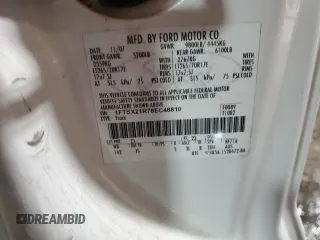 2008 Ford F-250 XL z VIN 1FTSX21R78EC48810, wystawiony jako Copart lot #57683895 z przebiegiem Nie podano mil oraz Szkoda całkowita • Salvage title. Historia ofert i sprzedaży dostępna na DreamBid. Obrazek 12.