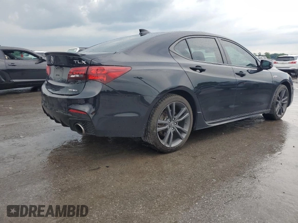 2019 Acura TLX w/A-Spec Pkg with VIN 19UUB3F68KA006619, listed as a Copart auction lot 59289515 with 120,539 mi miles and Salvage title. Bid and sale history available at DreamBid. Image 3.