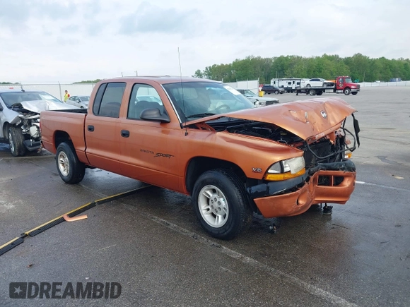 2000 Dodge Dakota Sport с VIN 1B7GL2AX6YS624270, выставлен на аукционе IAAI как лот 42115234 с пробегом 187 410 миль миль и . История ставок и продаж доступна на DreamBid. Изображение 1.