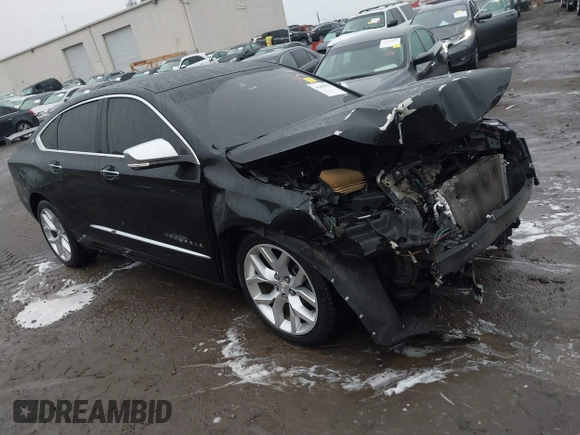 2016 Chevrolet Impala LTZ with VIN 2G1145S36G9124571, listed as a IAAI auction lot 41495837 with 141,106 mi miles. Bid and sale history available at carsss.com. Image 1.