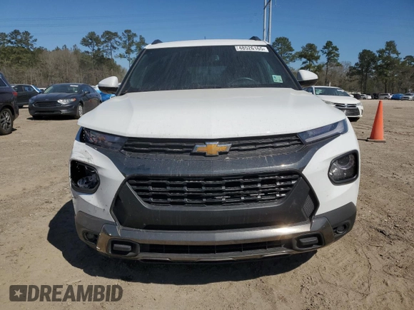 2022 Chevrolet TrailBlazer ACTIV with VIN KL79MVSL8NB132271, listed as a Copart auction lot 48526165 with 30,512 mi miles and Salvage Title. Bid and sale history available at carsss.com. Image 5.
