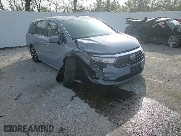 2023 Honda Odyssey Touring with VIN 5FNRL6H83PB053962, listed as a Copart auction lot 51461865 with 24,808 mi miles and Salvage Title. Bid and sale history available at DreamBid. Image 11.