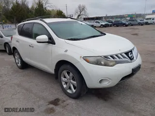 2009 Nissan Murano S with VIN JN8AZ18W59W101798, listed as a IAAI auction lot 41871492 with NaN miles. Bid and sale history available at carsss.com. Image 1.