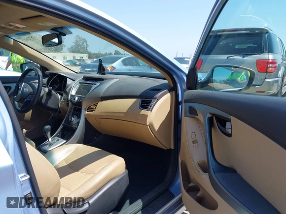 2012 Hyundai Elantra Limited with VIN KMHDH4AE5CU464938, listed as a IAAI auction lot 42572413 with 181,076 mi miles and . Bid and sale history available at DreamBid. Image 5.