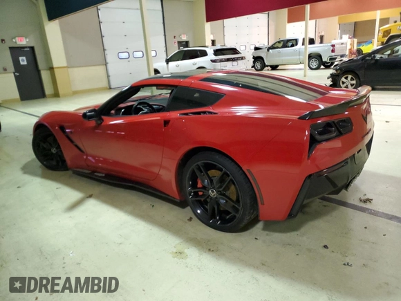 2014 Chevrolet Corvette Z51 3LT with VIN 1G1YL2D78E5100248, listed as a Copart auction lot 86393224 with Not provided miles and Clean title. Bid and sale history available at DreamBid. Image 2.