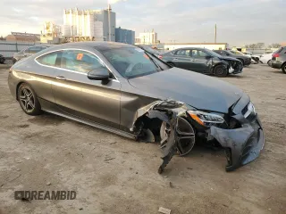 2019 Mercedes-Benz C 300 with VIN WDDWJ8EB4KF829336, listed as a Copart auction lot 83848514 with Not Provided miles and Salvage Title. Bid and sale history available at DreamBid. Image 4.