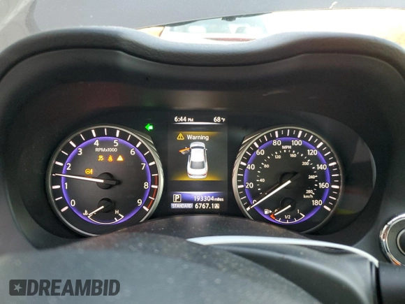 2014 Infiniti Q50 Premium with VIN JN1BV7AR8EM680510, listed as a Copart auction lot 43735965 with 193,304 mi miles and Salvage title. Bid and sale history available at DreamBid. Image 9.