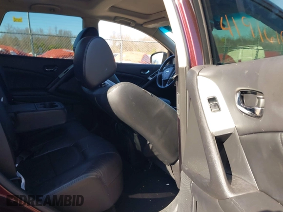 2013 Nissan Murano SV with VIN JN8AZ1MW4DW310576, listed as a IAAI auction lot 41916168 with 192,062 mi miles. Bid and sale history available at carsss.com. Image 8.