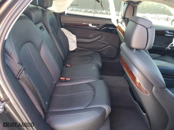 2013 Audi A8 L 4.0L with VIN WAUR2AFDXDN008503, listed as a Copart auction lot 78583454 with 0 mi miles and Clean Title. Bid and sale history available at carsss.com. Image 10.