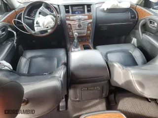 2019 Infiniti QX80 LUXE with VIN JN8AZ2NF3K9681793, listed as a Copart auction lot 49930475 with 83,923 mi miles and Salvage Title. Bid and sale history available at carsss.com. Image 8.
