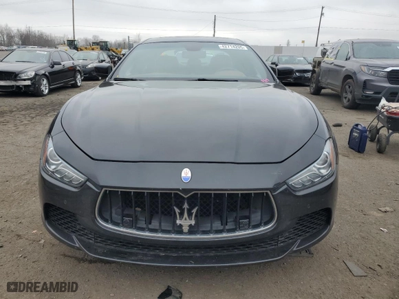 2014 Maserati Ghibli S Q4 with VIN ZAM57RTA3E1089652, listed as a Copart auction lot 42714205 with 89,346 mi miles and Salvage Title. Bid and sale history available at carsss.com. Image 5.