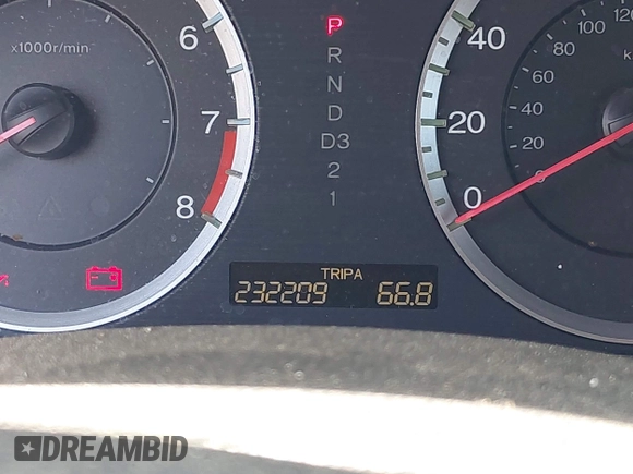 2009 Honda Accord EX with VIN 1HGCP26759A020536, listed as a IAAI auction lot 42002047 with 232,209 mi miles and . Bid and sale history available at DreamBid. Image 7.