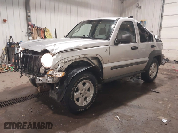 2007 Jeep Liberty Sport z VIN 1J4GL48K47W694423, wystawiony jako IAAI lot #41452077 z przebiegiem 159 502 mil mil oraz . Historia ofert i sprzedaży dostępna na DreamBid. Obrazek 2.