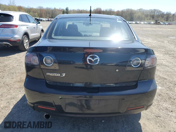 2008 Mazda 3 i Touring with VIN JM1BK32G081118182, listed as a Copart auction lot 54115285 with 188,489 mi miles and Clean Title. Bid and sale history available at carsss.com. Image 6.