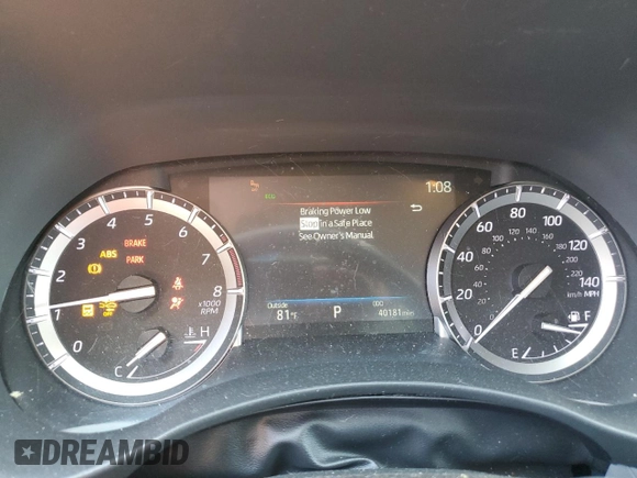 2022 Toyota Highlander XLE z VIN 5TDHZRAH1NS121058, wystawiony jako Copart lot #46552685 z przebiegiem 40 181 mil mil oraz Szkoda całkowita • Salvage title. Historia ofert i sprzedaży dostępna na DreamBid. Obrazek 9.