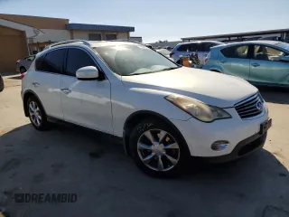 2008 Infiniti EX Journey with VIN JNKAJ09EX8M305671, listed as a Copart auction lot 76926044 with Not Provided miles and Salvage Title. Bid and sale history available at DreamBid. Image 4.