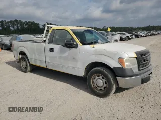2013 Ford F-150 XL with VIN 1FTMF1CM4DKE06152, listed as a Copart auction lot 50077075 with 289,039 mi miles and Salvage Title. Bid and sale history available at carsss.com. Image 4.