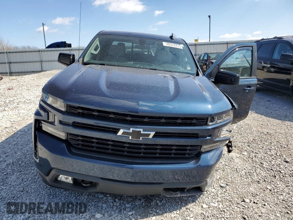 2021 Chevrolet Silverado 1500 RST with VIN 3GCUYEEDXMG236644, listed as a Copart auction lot 48312215 with 41,399 mi miles and Salvage Title. Bid and sale history available at carsss.com. Image 5.