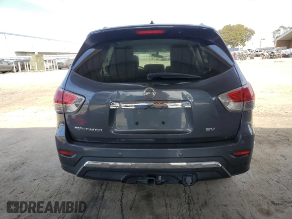 2014 Nissan Pathfinder Platinum with VIN 5N1AR2MNXEC652170, listed as a Copart auction lot 54186825 with 186,377 mi miles and Salvage title. Bid and sale history available at DreamBid. Image 6.