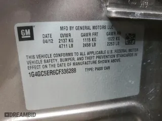 2012 Buick LaCrosse Leather with VIN 1G4GC5ER6CF336288, listed as a Copart auction lot 85952374 with 140,703 mi miles and Clean Title. Bid and sale history available at carsss.com. Image 12.