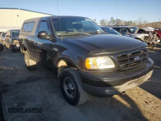 2002 Ford F-150 XL with VIN 1FTRF18232NA58109, listed as a Copart auction lot 88929065 with 148,228 mi miles and Salvage title. Bid and sale history available at DreamBid. Image 4.
