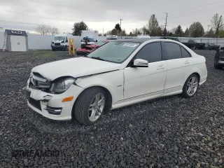 2012 Mercedes-Benz C-Class C 250 Sport with VIN WDDGF4HB8CR218865, listed as a Copart auction lot 50625005 with 168,821 mi miles and Salvage Title. Bid and sale history available at carsss.com. Image 1.