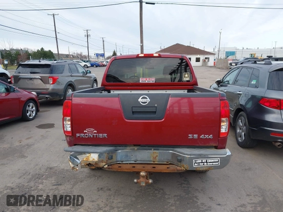 2008 Nissan Frontier SE with VIN 1N6AD07W28C404153, listed as a IAAI auction lot 41962882 with 155,915 mi miles and . Bid and sale history available at DreamBid. Image 16.