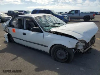 1997 Honda Civic DX with VIN 1HGEJ6624VL011251, listed as a Copart auction lot 45999505 with 117,610 mi miles and Salvage Title. Bid and sale history available at carsss.com. Image 4.