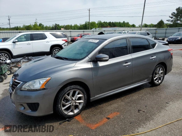 2015 Nissan Sentra SR with VIN 3N1AB7APXFY219407, listed as a Copart auction lot 53062035 with 111,671 mi miles and Salvage Title. Bid and sale history available at DreamBid. Image 1.