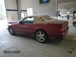 2001 Mercedes-Benz SL 500 with VIN WDBFA68FX1F200299, listed as a Copart auction lot 54422115 with 53,875 mi miles and Salvage title. Bid and sale history available at DreamBid. Image 2.