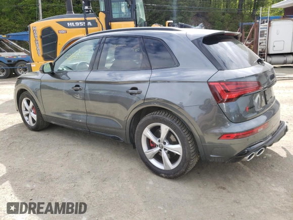2022 Audi SQ5 Premium Plus with VIN WA1B4AFY6N2029833, listed as a Copart auction lot 52646383 with 11,460 mi miles. Bid and sale history available at carsss.com. Image 2.