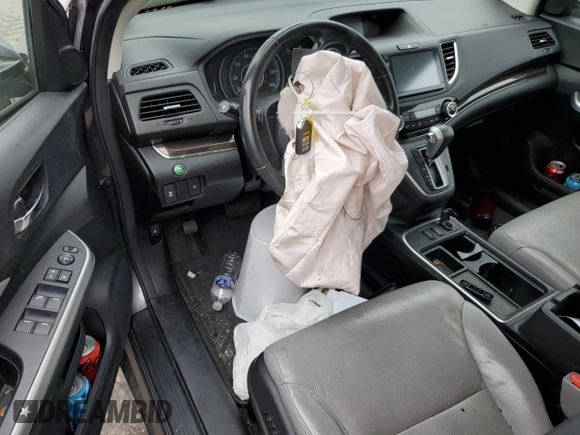 2015 Honda CR-V EX-L with VIN 2HKRM4H76FH661239, listed as a Copart auction lot 51738454 with 117,141 mi miles and Salvage Title. Bid and sale history available at carsss.com. Image 8.