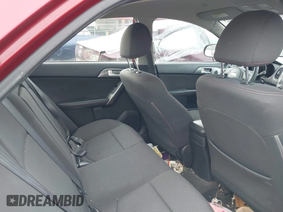2011 Kia Forte SX with VIN KNAFW4A36B5387987, listed as a IAAI auction lot 41421863 with 157,305 mi miles. Bid and sale history available at carsss.com. Image 8.