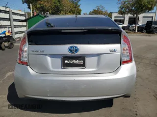 2013 Toyota Prius One with VIN JTDKN3DU3D5559012, listed as a Copart auction lot 48163655 with 0 mi miles and Salvage Title. Bid and sale history available at carsss.com. Image 6.
