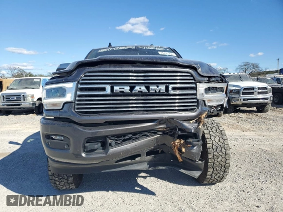2022 Ram 3500 Laramie with VIN 3C63R3EL0NG334093, listed as a Copart auction lot 74745254 with 27,770 mi miles and Salvage Title. Bid and sale history available at carsss.com. Image 5.
