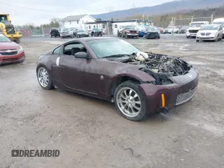 2003 Nissan 350Z Touring with VIN JN1AZ34E43T015351, listed as a IAAI auction lot 41996241 with 169,907 mi miles. Bid and sale history available at carsss.com. Image 1.