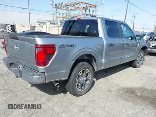 2024 Ford F-150 STX with VIN 1FTEW2LP4RKD24322, listed as a IAAI auction lot 41849417 with 7,199 mi miles and . Bid and sale history available at carsss.com. Image 4.