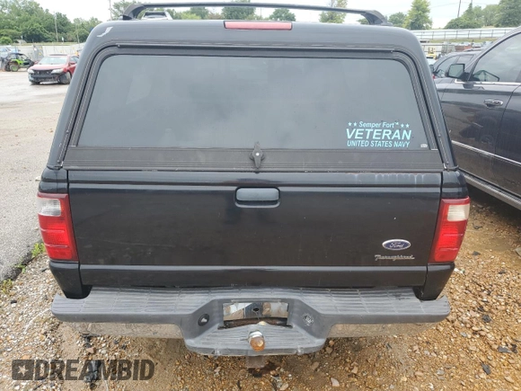 2003 Ford Ranger XL Fleet with VIN 1FTYR44U33PB76954, listed as a Copart auction lot 59866174 with 180,629 mi miles and Salvage title. Bid and sale history available at DreamBid. Image 6.