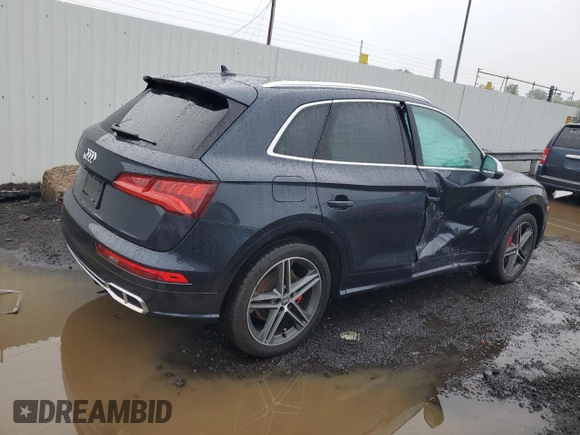 2018 Audi SQ5 Premium Plus with VIN WA1A4AFY9J2088218, listed as a Copart auction lot 66580264 with 53,815 mi miles and Salvage Title. Bid and sale history available at DreamBid. Image 3.