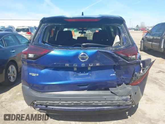2021 Nissan Rogue S z VIN 5N1AT3AB7MC849121, wystawiony jako IAAI lot #42040310 z przebiegiem 32 914 mil mil oraz . Historia ofert i sprzedaży dostępna na DreamBid. Obrazek 16.