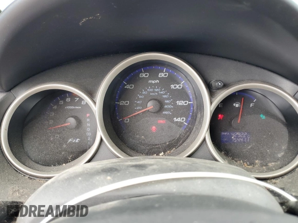 2008 Honda Fit with VIN JHMGD38458S004152, listed as a Copart auction lot 57236925 with 154,411 mi miles and Salvage title. Bid and sale history available at DreamBid. Image 9.