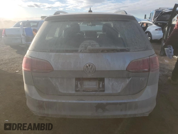 2015 Volkswagen Golf SportWagen TDI S with VIN 3VWFA7AUXFM520419, listed as a Copart auction lot 88563875 with 95,018 mi miles and Salvage Title. Bid and sale history available at carsss.com. Image 6.