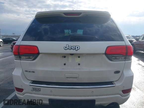 2017 Jeep Grand Cherokee Overland with VIN 1C4RJFCG3HC804190, listed as a IAAI auction lot 41010723 with 98,768 mi miles. Bid and sale history available at carsss.com. Image 16.