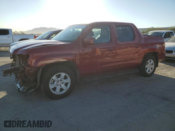 2006 Honda Ridgeline RTL with VIN 2HJYK16556H519146, listed as a Copart auction lot 76080234 with 163,355 mi miles and Salvage Title. Bid and sale history available at carsss.com. Image 1.