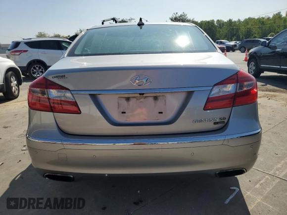 2012 Hyundai Genesis 5.0L R-Spec with VIN KMHGC4DH5CU203097, listed as a Copart auction lot 68470614 with 90,155 mi miles and Salvage Title. Bid and sale history available at carsss.com. Image 6.
