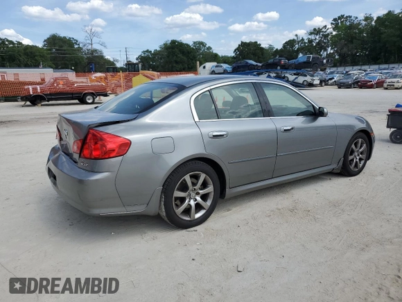 2005 Infiniti G35 with VIN JNKCV51E45M224702, listed as a Copart auction lot 54162135 with 208,872 mi miles and Non Repairable. Bid and sale history available at DreamBid. Image 3.