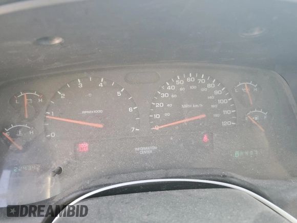 2004 Dodge Dakota SLT with VIN 1D7GL42N84S693356, listed as a Copart auction lot 53311415 with 224,342 mi miles and Salvage title. Bid and sale history available at DreamBid. Image 9.
