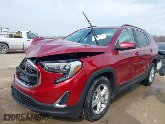 2021 GMC Terrain SLE with VIN 3GKALMEV3ML344121, listed as a IAAI auction lot 42025307 with 49,412 mi miles and . Bid and sale history available at carsss.com. Image 2.