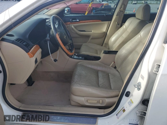 2005 Acura TSX with VIN JH4CL96805C035440, listed as a Copart auction lot 62578085 with 197,120 mi miles and Salvage title. Bid and sale history available at DreamBid. Image 7.